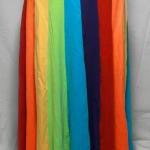 Rainbow Upcycled T-shirt Skirt Kawaii Boho..